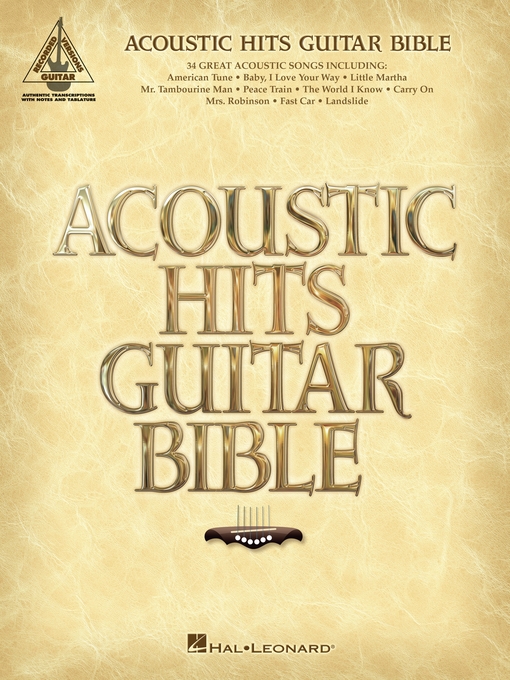Détails du titre pour Acoustic Hits Guitar Bible (Songbook) par Hal Leonard Corp. - Disponible